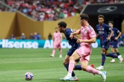 巴黎圣日耳曼4-0完胜迈阿密国际，梅西获全队最高评分74分